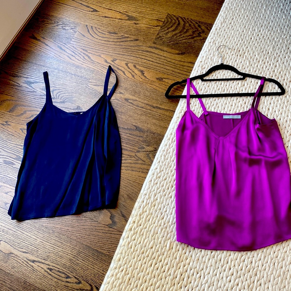2 Vince camisoles